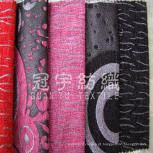 Sofá Chenille tecido fio tingido para têxteis-lar